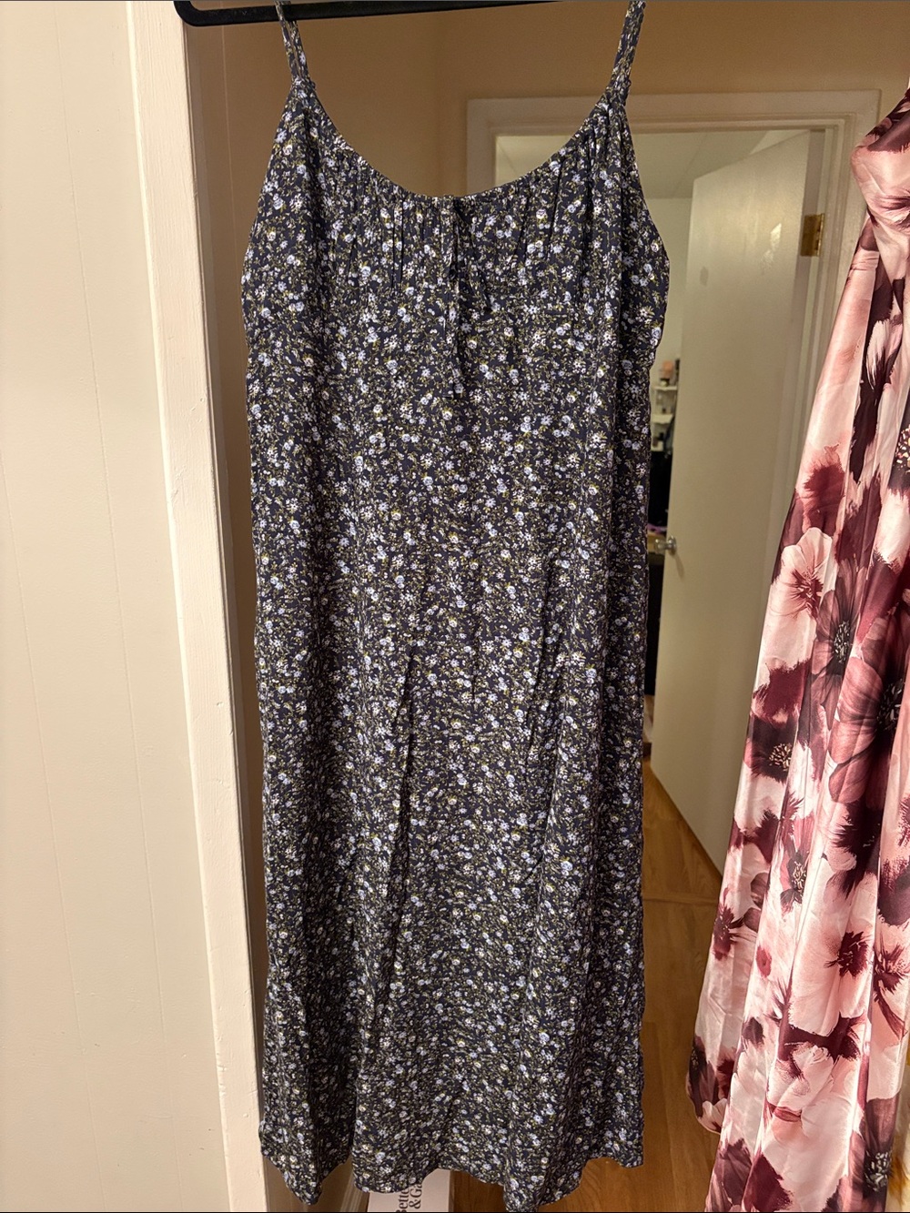 No Boundaries Black Floral Midi Dress - Picture 6 of 6